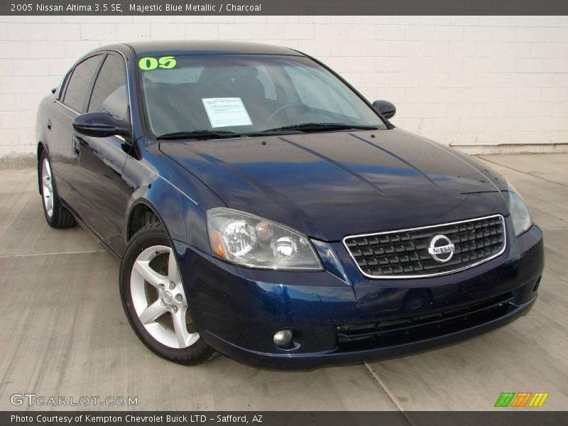 Majestic Blue Metallic / Charcoal 2005 Nissan Altima 3.5 SE