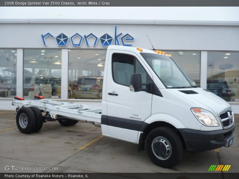 Arctic White / Gray 2008 Dodge Sprinter Van 3500 Chassis