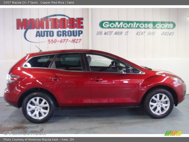 Copper Red Mica / Sand 2007 Mazda CX-7 Sport