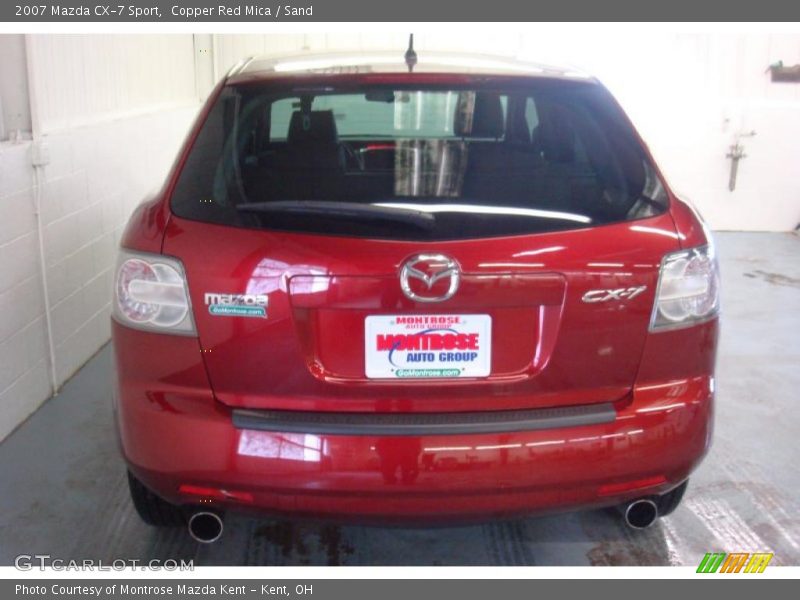 Copper Red Mica / Sand 2007 Mazda CX-7 Sport