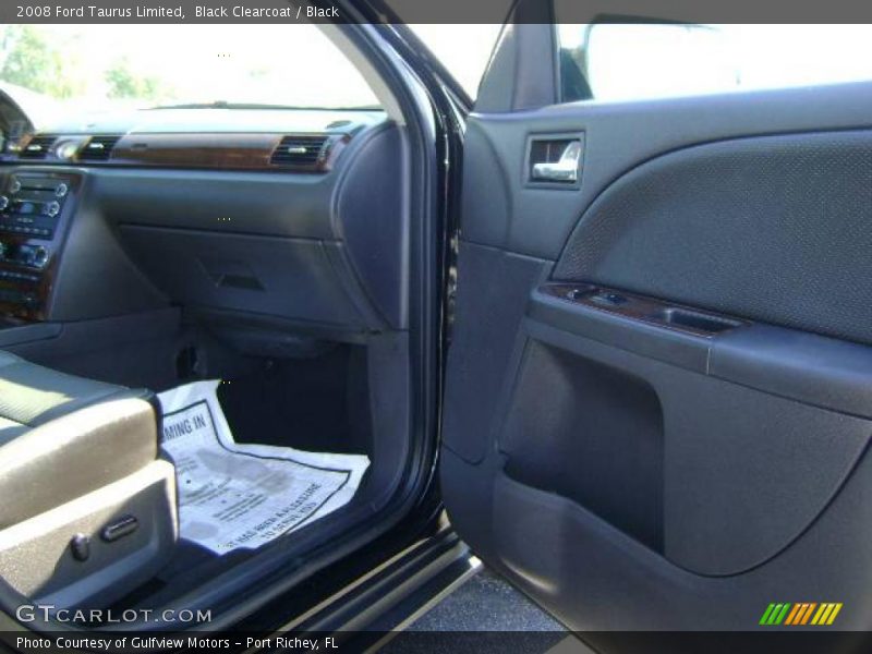 Black Clearcoat / Black 2008 Ford Taurus Limited