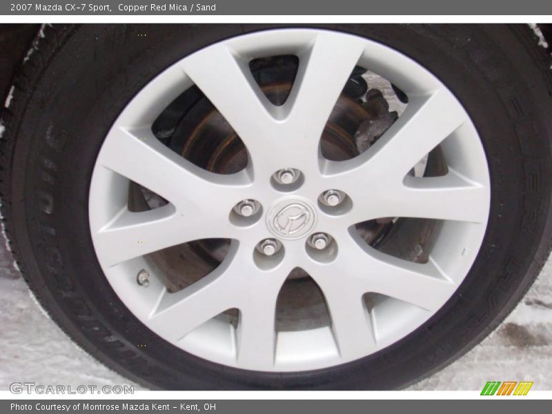 Copper Red Mica / Sand 2007 Mazda CX-7 Sport