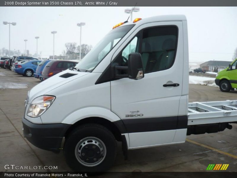 Arctic White / Gray 2008 Dodge Sprinter Van 3500 Chassis 170