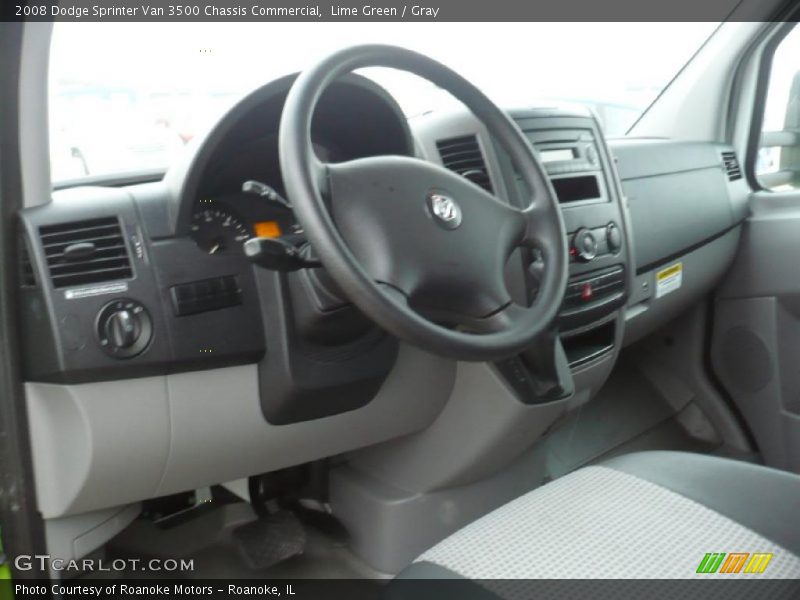 Lime Green / Gray 2008 Dodge Sprinter Van 3500 Chassis Commercial