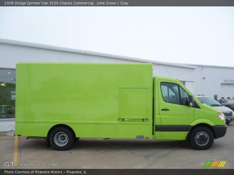 Lime Green / Gray 2008 Dodge Sprinter Van 3500 Chassis Commercial