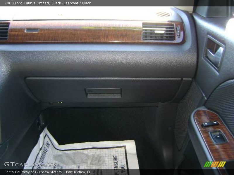 Black Clearcoat / Black 2008 Ford Taurus Limited