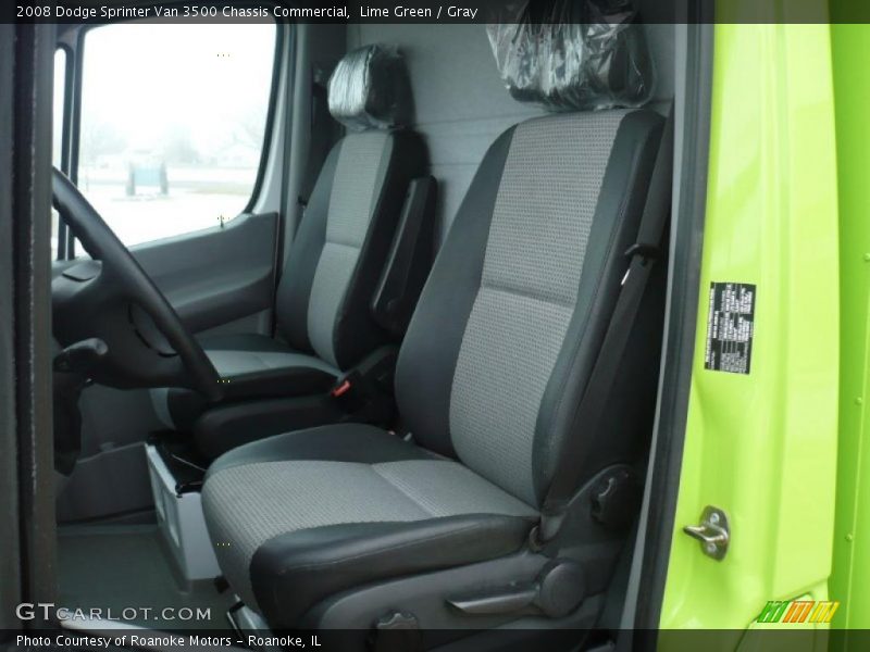 Lime Green / Gray 2008 Dodge Sprinter Van 3500 Chassis Commercial