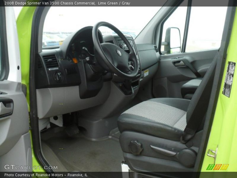 Lime Green / Gray 2008 Dodge Sprinter Van 3500 Chassis Commercial