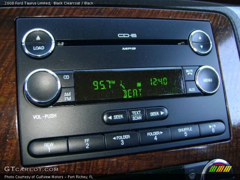 Black Clearcoat / Black 2008 Ford Taurus Limited