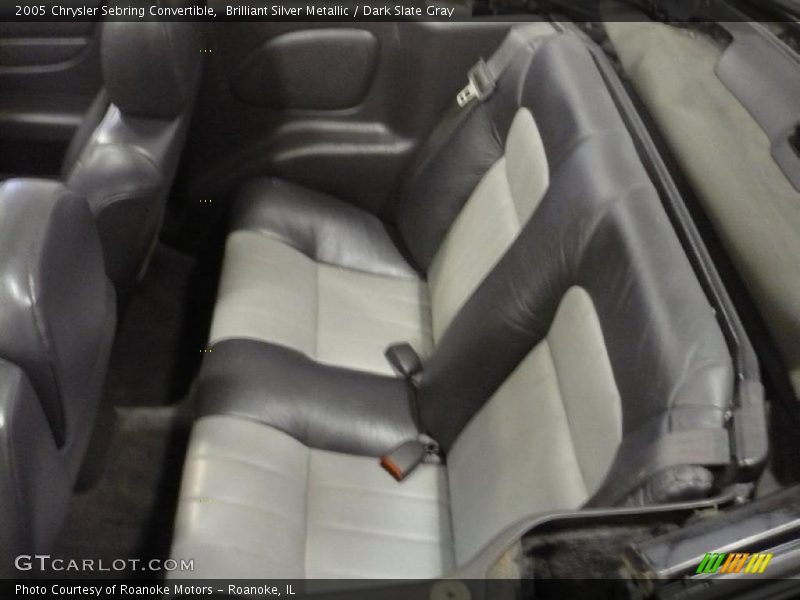 Brilliant Silver Metallic / Dark Slate Gray 2005 Chrysler Sebring Convertible