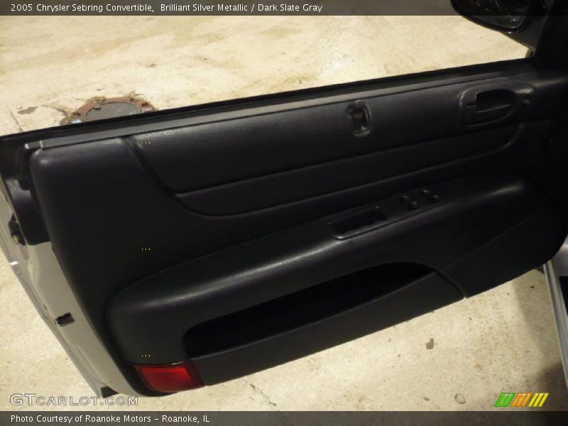 Brilliant Silver Metallic / Dark Slate Gray 2005 Chrysler Sebring Convertible