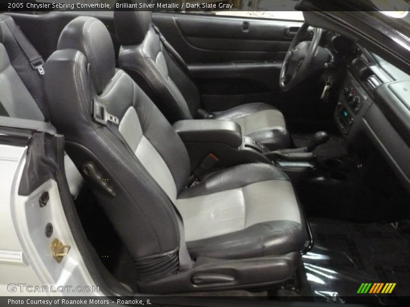 Brilliant Silver Metallic / Dark Slate Gray 2005 Chrysler Sebring Convertible