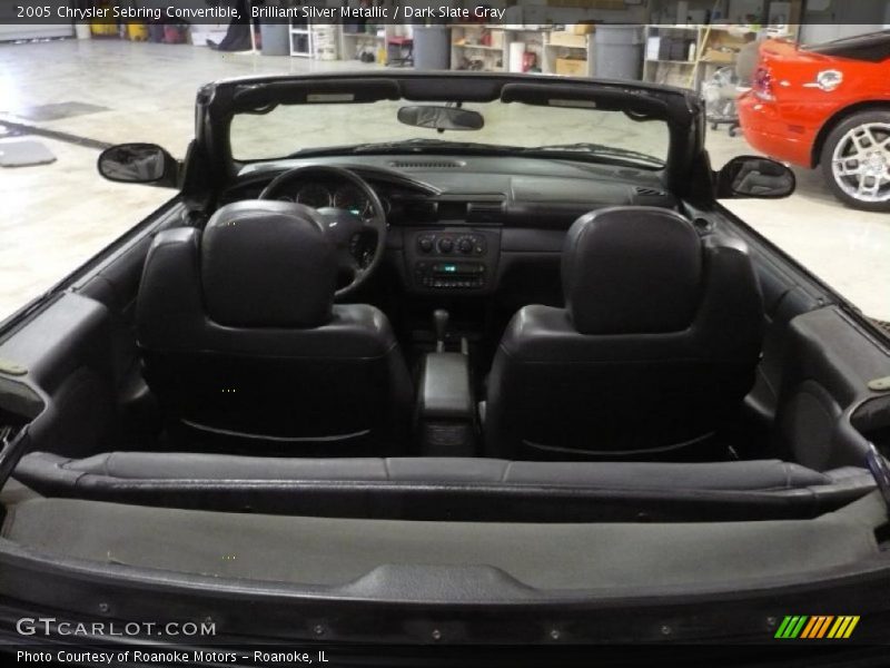 Brilliant Silver Metallic / Dark Slate Gray 2005 Chrysler Sebring Convertible