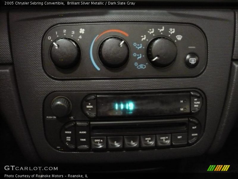 Brilliant Silver Metallic / Dark Slate Gray 2005 Chrysler Sebring Convertible