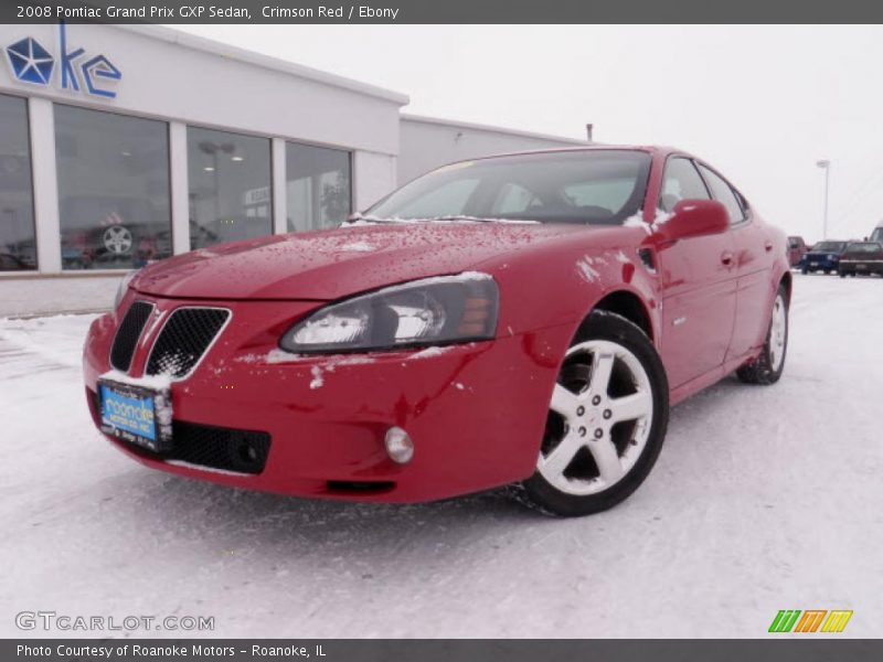 Crimson Red / Ebony 2008 Pontiac Grand Prix GXP Sedan