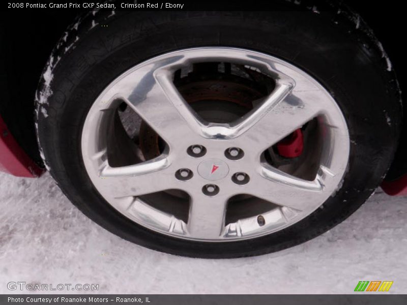 Crimson Red / Ebony 2008 Pontiac Grand Prix GXP Sedan