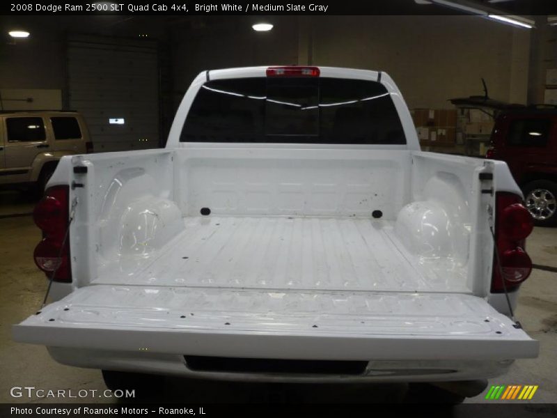 Bright White / Medium Slate Gray 2008 Dodge Ram 2500 SLT Quad Cab 4x4