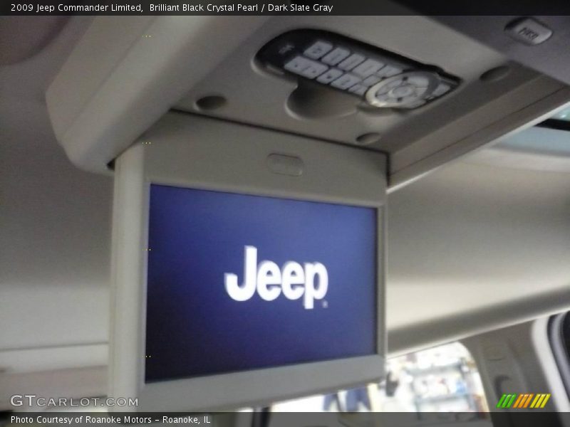 Brilliant Black Crystal Pearl / Dark Slate Gray 2009 Jeep Commander Limited