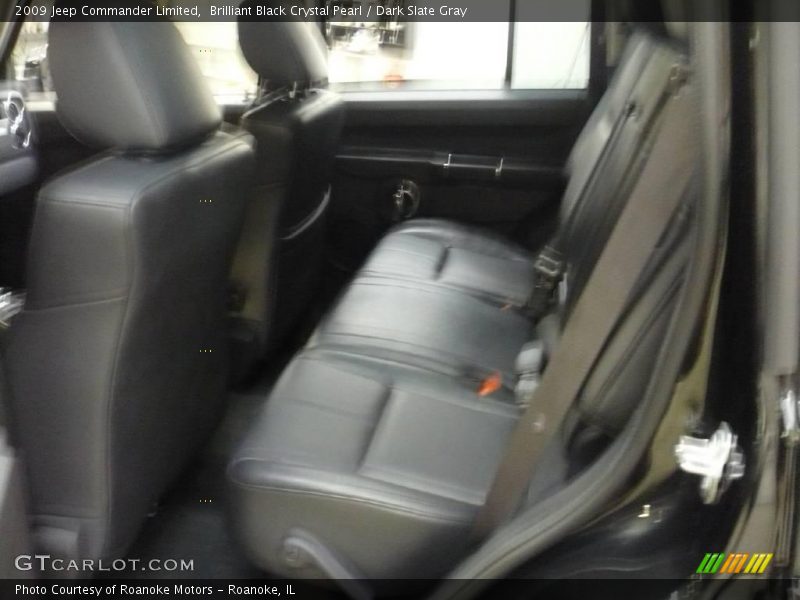 Brilliant Black Crystal Pearl / Dark Slate Gray 2009 Jeep Commander Limited