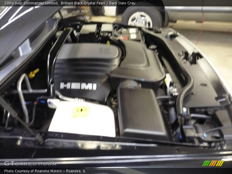 Brilliant Black Crystal Pearl / Dark Slate Gray 2009 Jeep Commander Limited