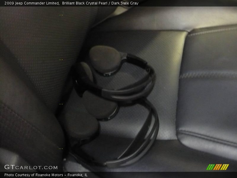 Brilliant Black Crystal Pearl / Dark Slate Gray 2009 Jeep Commander Limited