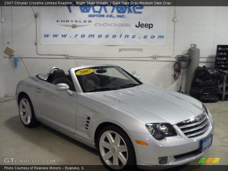 Bright Silver Metallic / Dark Slate Gray/Medium Slate Gray 2007 Chrysler Crossfire Limited Roadster
