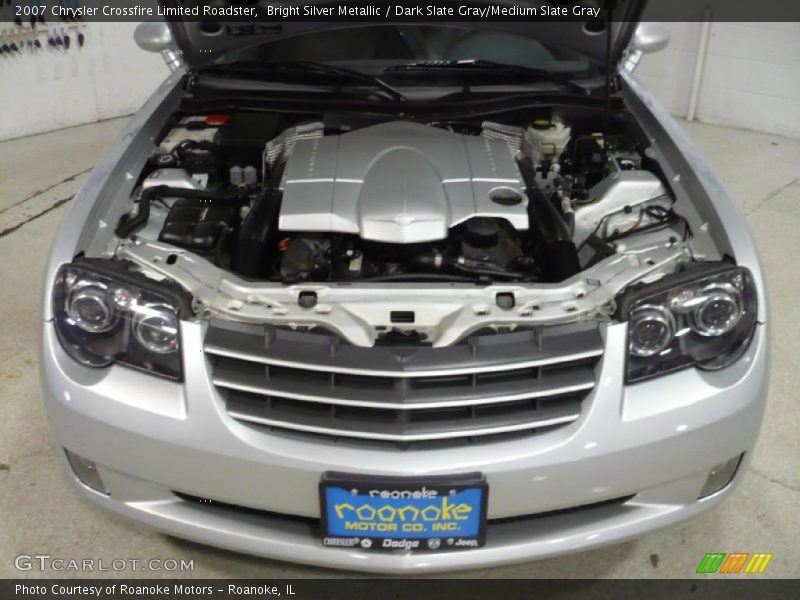 Bright Silver Metallic / Dark Slate Gray/Medium Slate Gray 2007 Chrysler Crossfire Limited Roadster