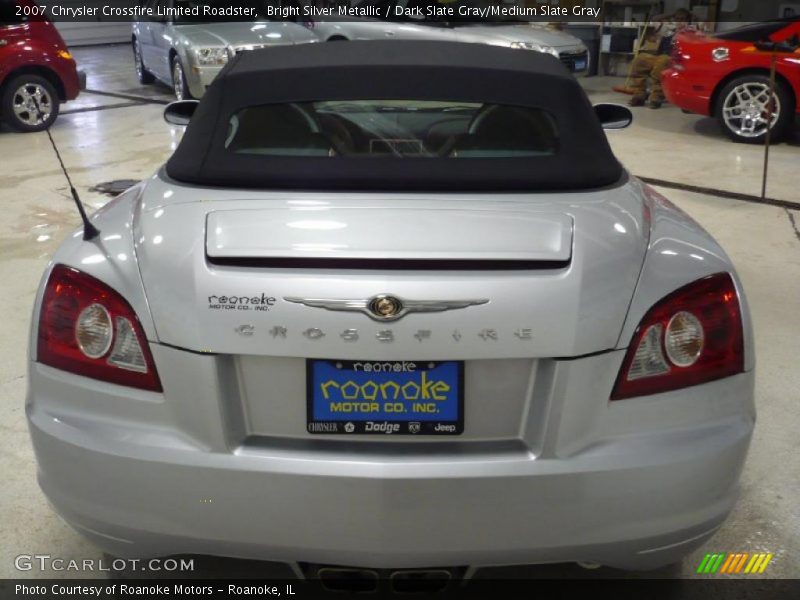 Bright Silver Metallic / Dark Slate Gray/Medium Slate Gray 2007 Chrysler Crossfire Limited Roadster