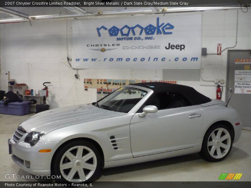 Bright Silver Metallic / Dark Slate Gray/Medium Slate Gray 2007 Chrysler Crossfire Limited Roadster