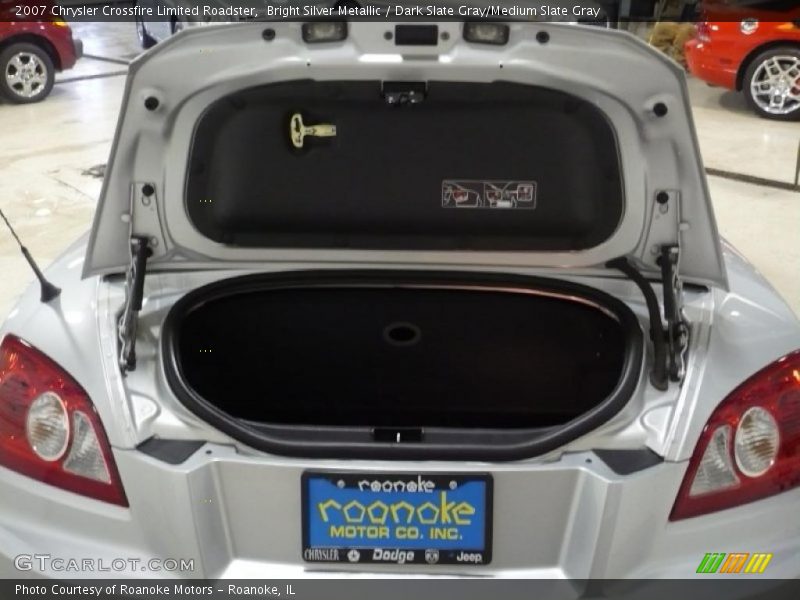 Bright Silver Metallic / Dark Slate Gray/Medium Slate Gray 2007 Chrysler Crossfire Limited Roadster