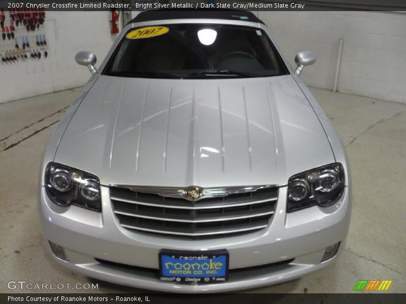Bright Silver Metallic / Dark Slate Gray/Medium Slate Gray 2007 Chrysler Crossfire Limited Roadster