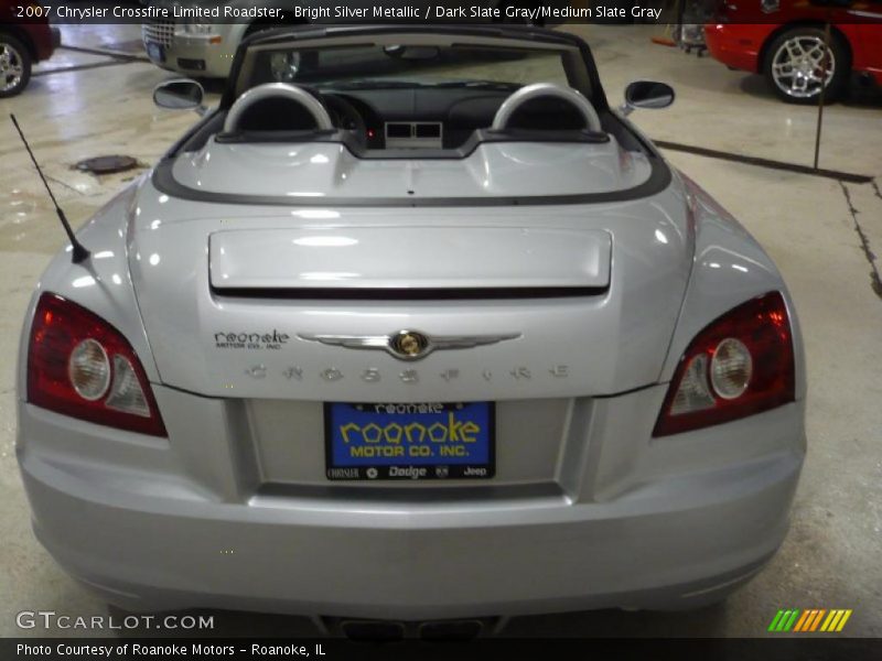 Bright Silver Metallic / Dark Slate Gray/Medium Slate Gray 2007 Chrysler Crossfire Limited Roadster