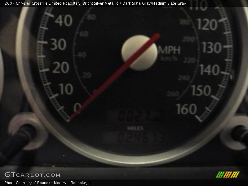 Bright Silver Metallic / Dark Slate Gray/Medium Slate Gray 2007 Chrysler Crossfire Limited Roadster