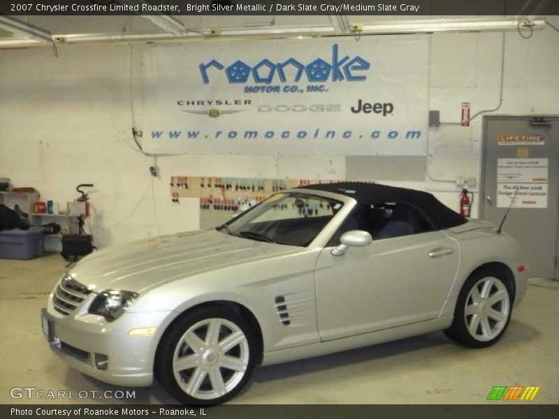 Bright Silver Metallic / Dark Slate Gray/Medium Slate Gray 2007 Chrysler Crossfire Limited Roadster