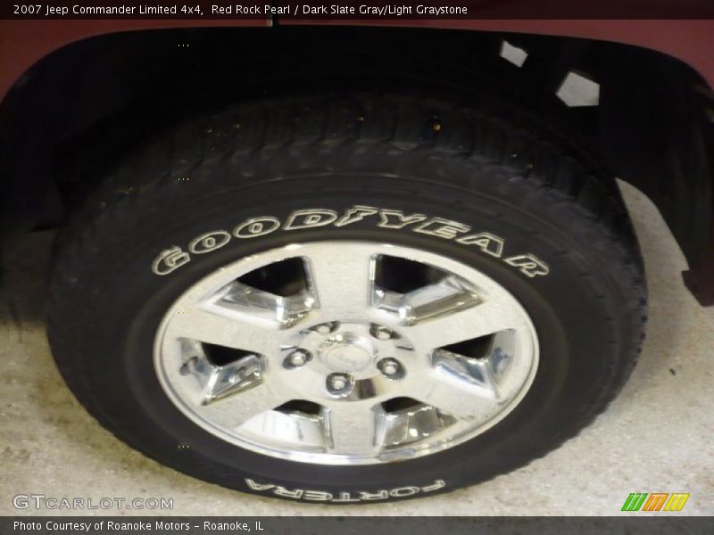 Red Rock Pearl / Dark Slate Gray/Light Graystone 2007 Jeep Commander Limited 4x4