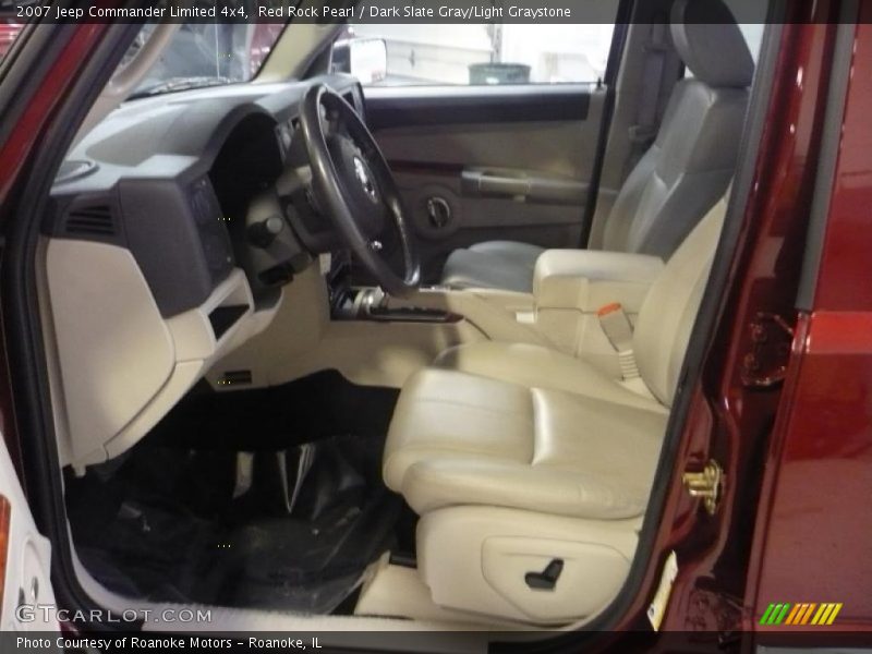 Red Rock Pearl / Dark Slate Gray/Light Graystone 2007 Jeep Commander Limited 4x4