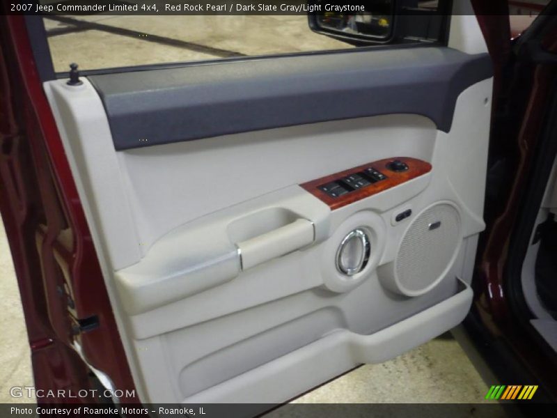 Red Rock Pearl / Dark Slate Gray/Light Graystone 2007 Jeep Commander Limited 4x4