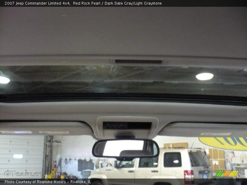 Red Rock Pearl / Dark Slate Gray/Light Graystone 2007 Jeep Commander Limited 4x4