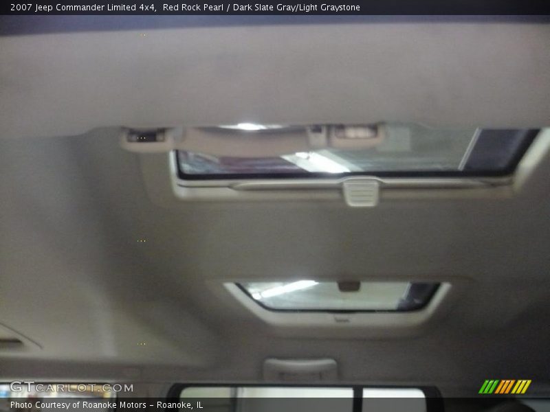 Red Rock Pearl / Dark Slate Gray/Light Graystone 2007 Jeep Commander Limited 4x4