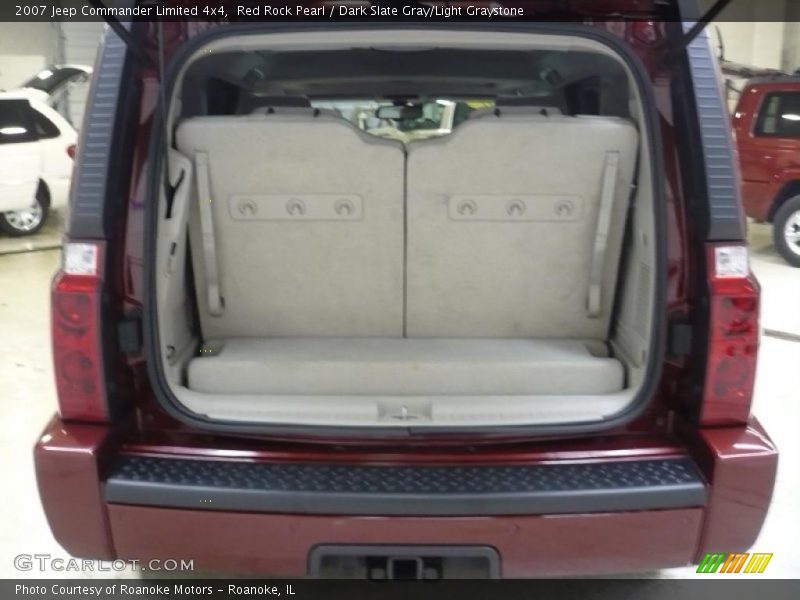 Red Rock Pearl / Dark Slate Gray/Light Graystone 2007 Jeep Commander Limited 4x4