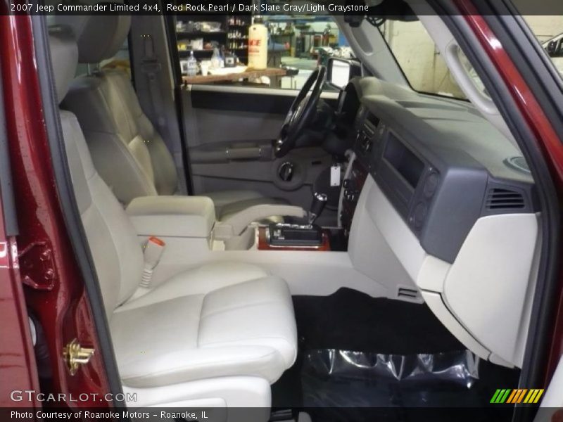 Red Rock Pearl / Dark Slate Gray/Light Graystone 2007 Jeep Commander Limited 4x4