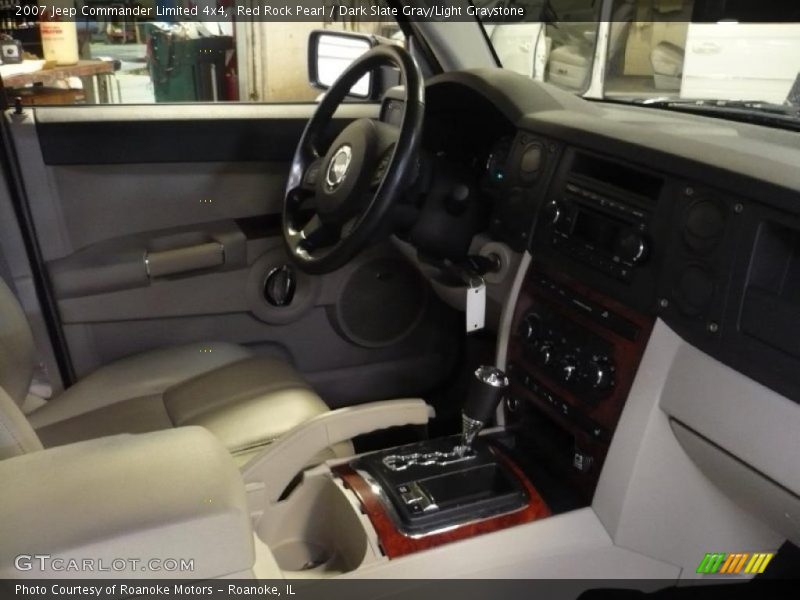 Red Rock Pearl / Dark Slate Gray/Light Graystone 2007 Jeep Commander Limited 4x4