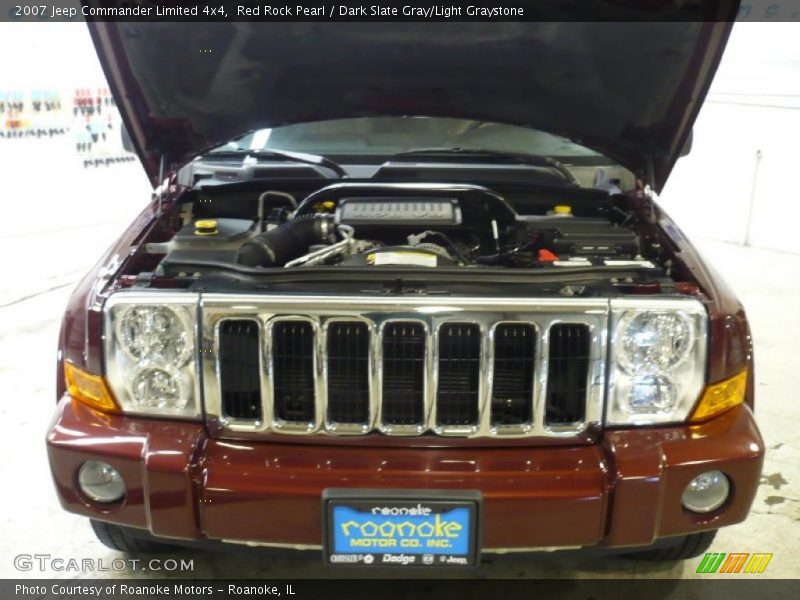 Red Rock Pearl / Dark Slate Gray/Light Graystone 2007 Jeep Commander Limited 4x4