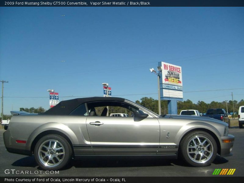  2009 Mustang Shelby GT500 Convertible Vapor Silver Metallic