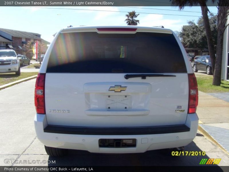 Summit White / Light Cashmere/Ebony 2007 Chevrolet Tahoe LT