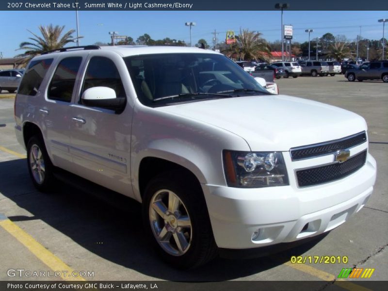 Summit White / Light Cashmere/Ebony 2007 Chevrolet Tahoe LT