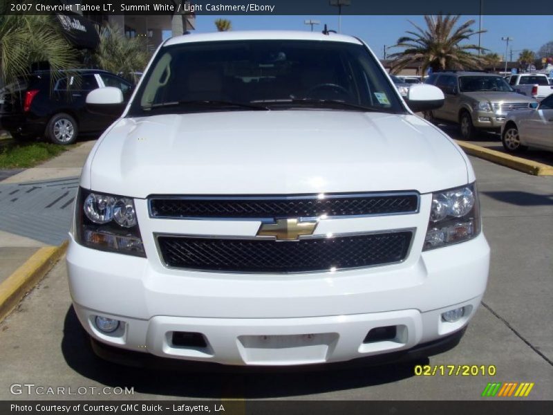 Summit White / Light Cashmere/Ebony 2007 Chevrolet Tahoe LT