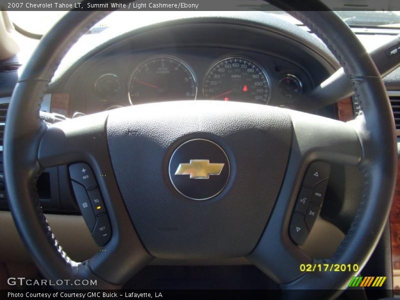 Summit White / Light Cashmere/Ebony 2007 Chevrolet Tahoe LT