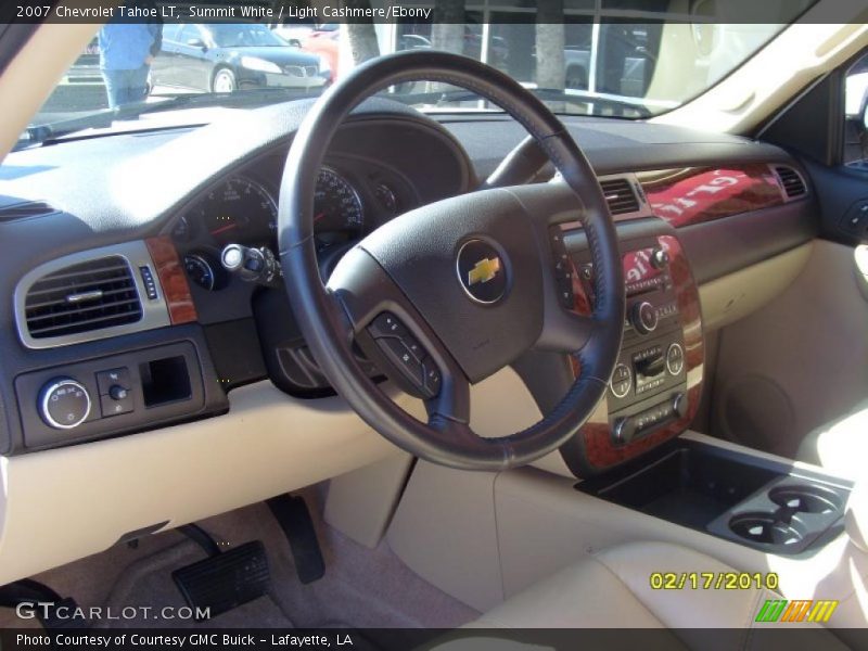 Summit White / Light Cashmere/Ebony 2007 Chevrolet Tahoe LT