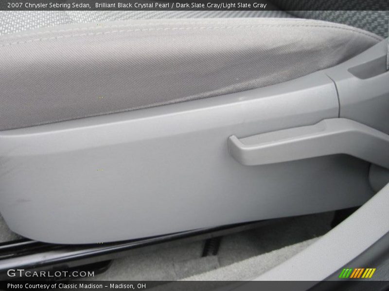 Brilliant Black Crystal Pearl / Dark Slate Gray/Light Slate Gray 2007 Chrysler Sebring Sedan